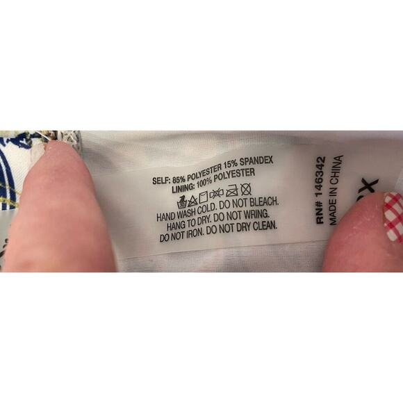 Nicole Miller Two Piece Blue Patterned Print Size 3X NWOT - Picture 9 of 11